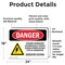 Signmission Standby Generator Automatically, 24 in W x Rectangle, Vinyl Decal OS-2PACK-DS-D-1824-L-2208 - alternate 3